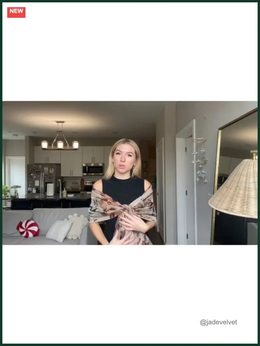 Lightweight Floral Fashion Scarf for Women, 70.8